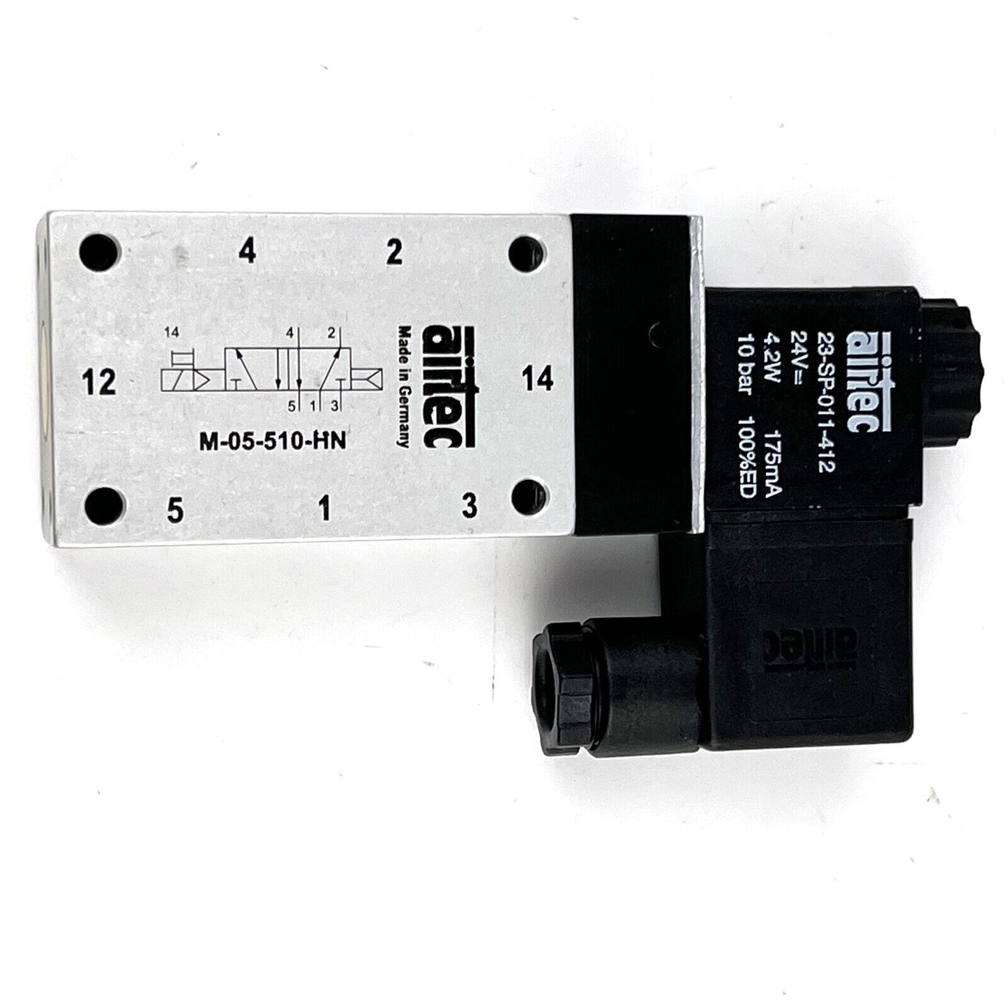 AIRTEC M-05-510-HN 48V Solenoid Valve 50/60Hz 7.7VA 10bar - AIRTEC