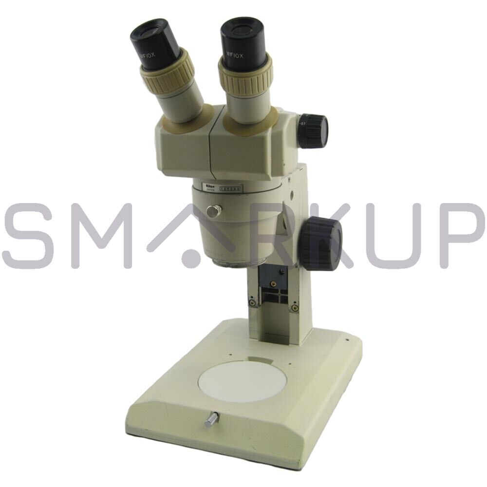 used  NIKON SMZ-1 Stereo Microscope Head Eyepiece & Objective Lens *No base*