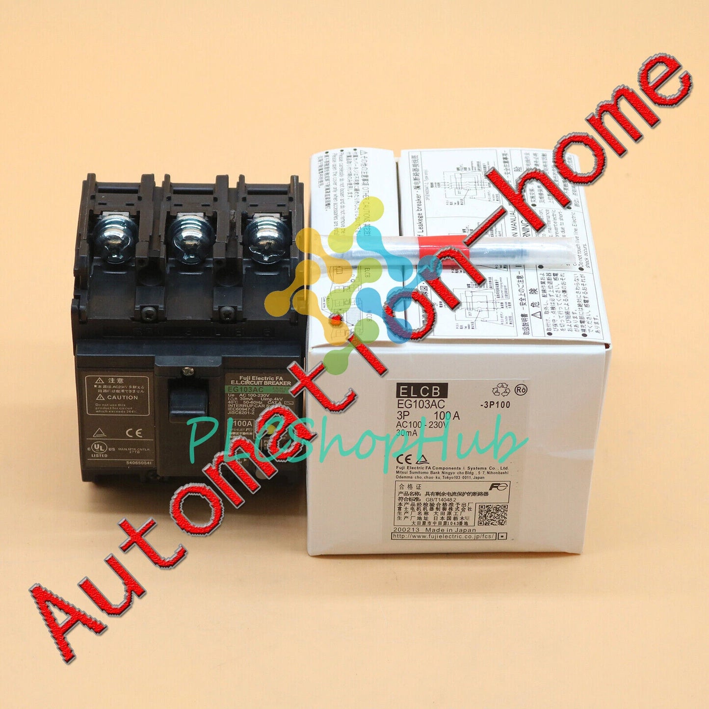 1PCS FUJI Circuit Breaker EG103AC 100A