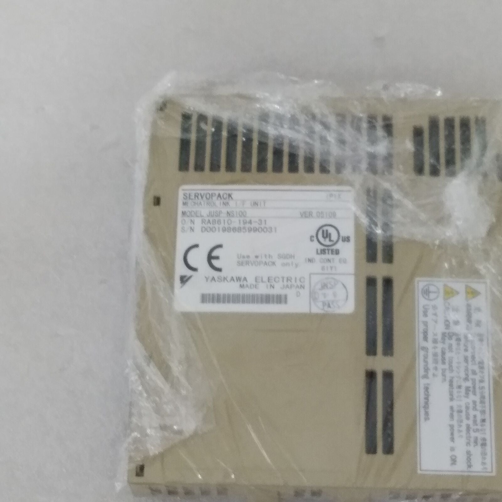 Used YASKAWA SERVO Drive JUSP-NS100 Within 24 Hours - YASKAWA SERVO DRIVE