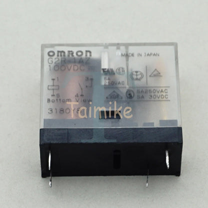 G2R-1AZ 100VDC Omron Power Relay 5A 250VAC 4 Pins x 5PCS