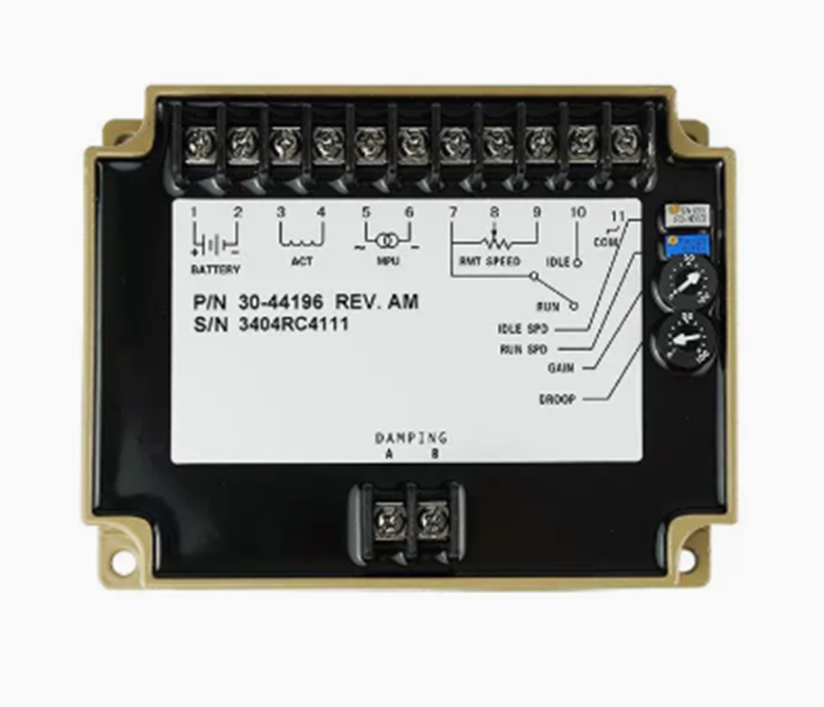 Replacement for Cummins EFC3044196 Electronic Speed Controller Governor - CUMMINS
