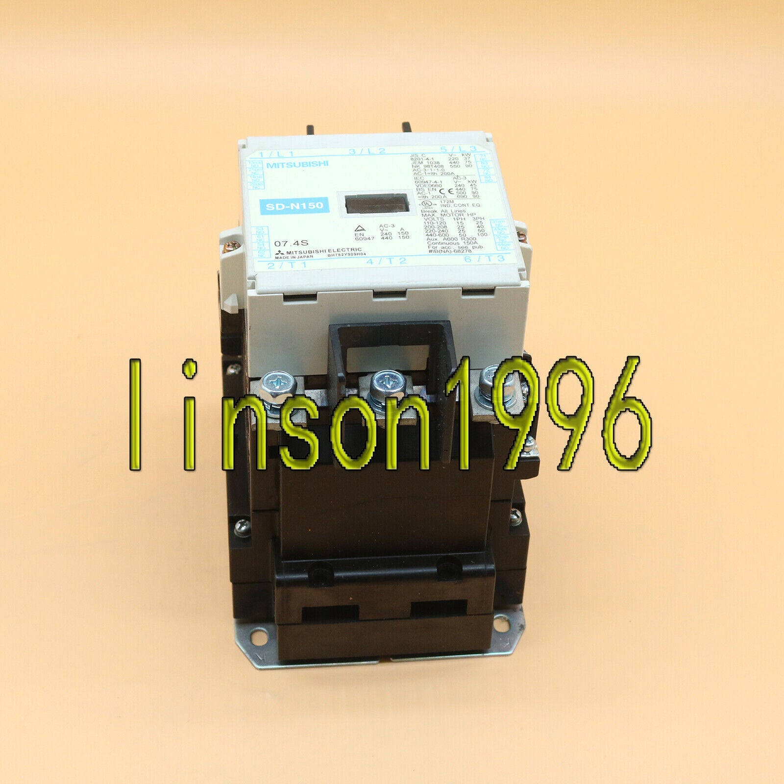 Mitsubishi SD-N150 Magnetic Contactor One-Year Warranty Fast Switch - MITSUBISHI