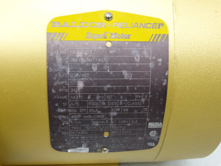 Asea Brown Boveri Cem3555t Motor | Powerful Electric Motor for Industrial Applications | Cem3555t | Asea Brown Boveri Industrial Motors - ASEA BROWN BOVERI