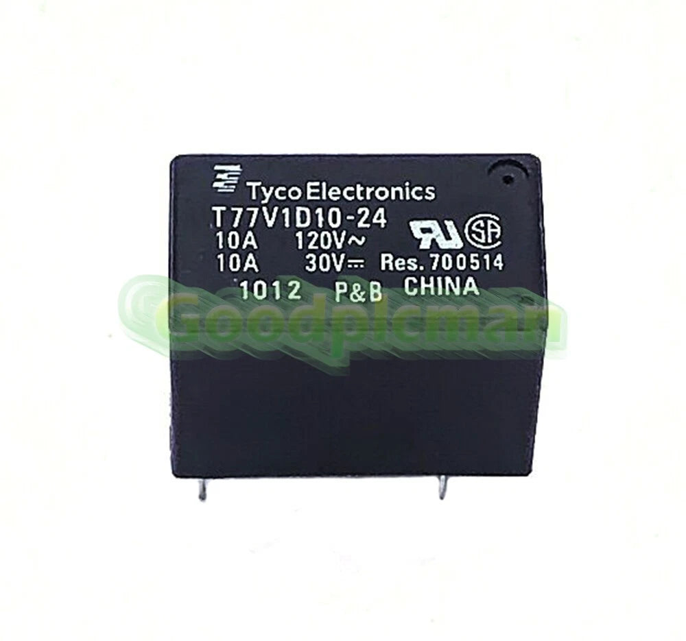1pc TYCO T77V1D10-24 Power Relay 24VDC 4Pin 10A 120V