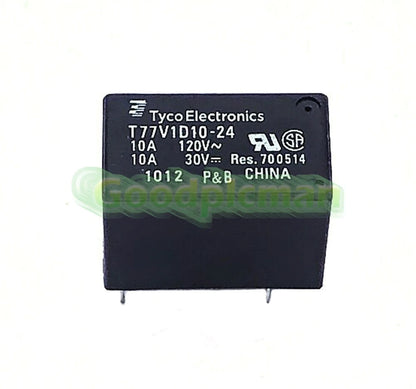 1pc TYCO T77V1D10-24 Power Relay 24VDC 4Pin 10A 120V