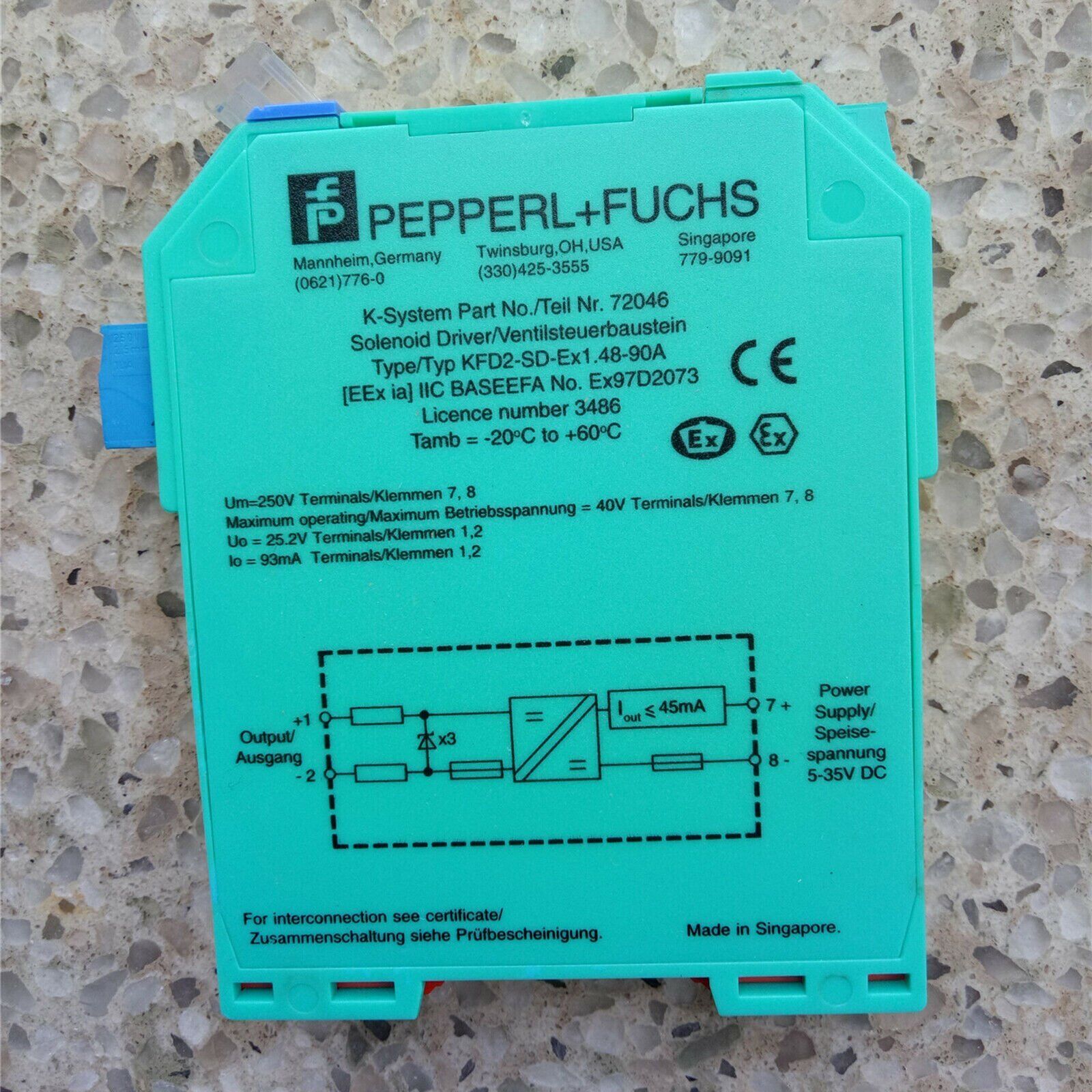 Pepperl+Fuchs KFD2-SD-EX1.48-90A - PEPPERL+FUCHS