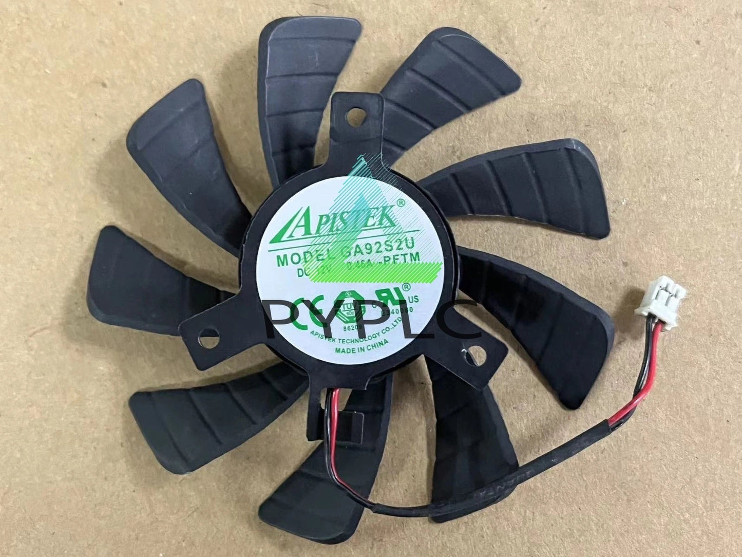 ZOTAC GTX1050TI 2G / 4G graphics fan GA92S2U 0.46A 2P～