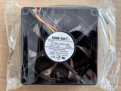 new NMB 3110RL-04W-B89 8CM 12V 0.65A 3pin fan 80*80*25mm
