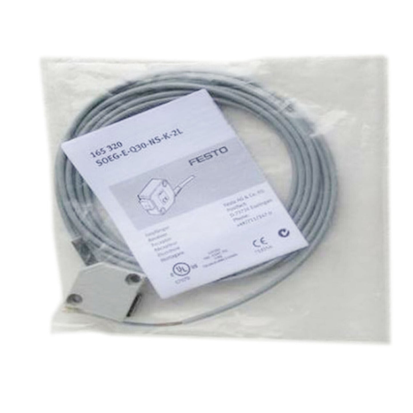 FESTO sensor model SOEG-E-Q30-NS-K-2L 165320 - FESTO
