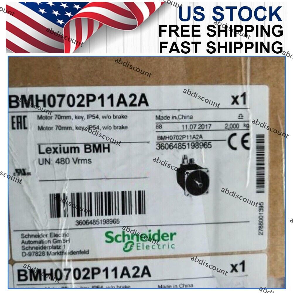 BMH0702P11A2A Schneider Servo Motor, New, Industrial Motor, High Performance - SCHNEIDER ELECTRIC