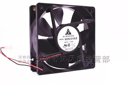 Delta WFB1212LE 12038 DC12V 0.35A 12CM 2-Wire Server Cooling Fan