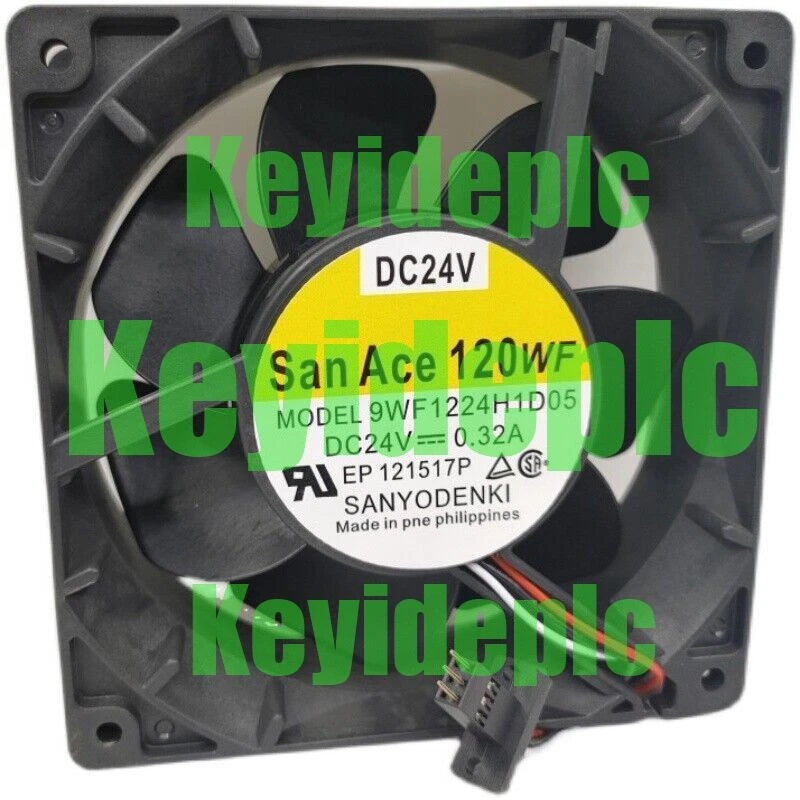 1PC Sanyo Denki 9WF1224H1D05 Axial Cooling Fan 120*120*38mm 3pin 0.32A #ke