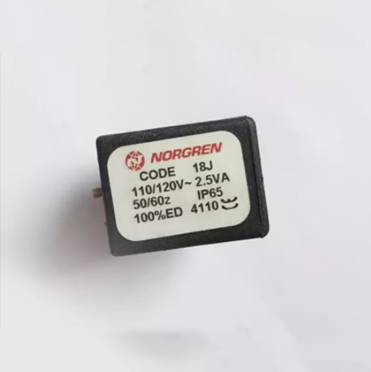 1PC  For NORGREN solenoid valve coil 18J 110/120V～2.5VA 50/60Hz
