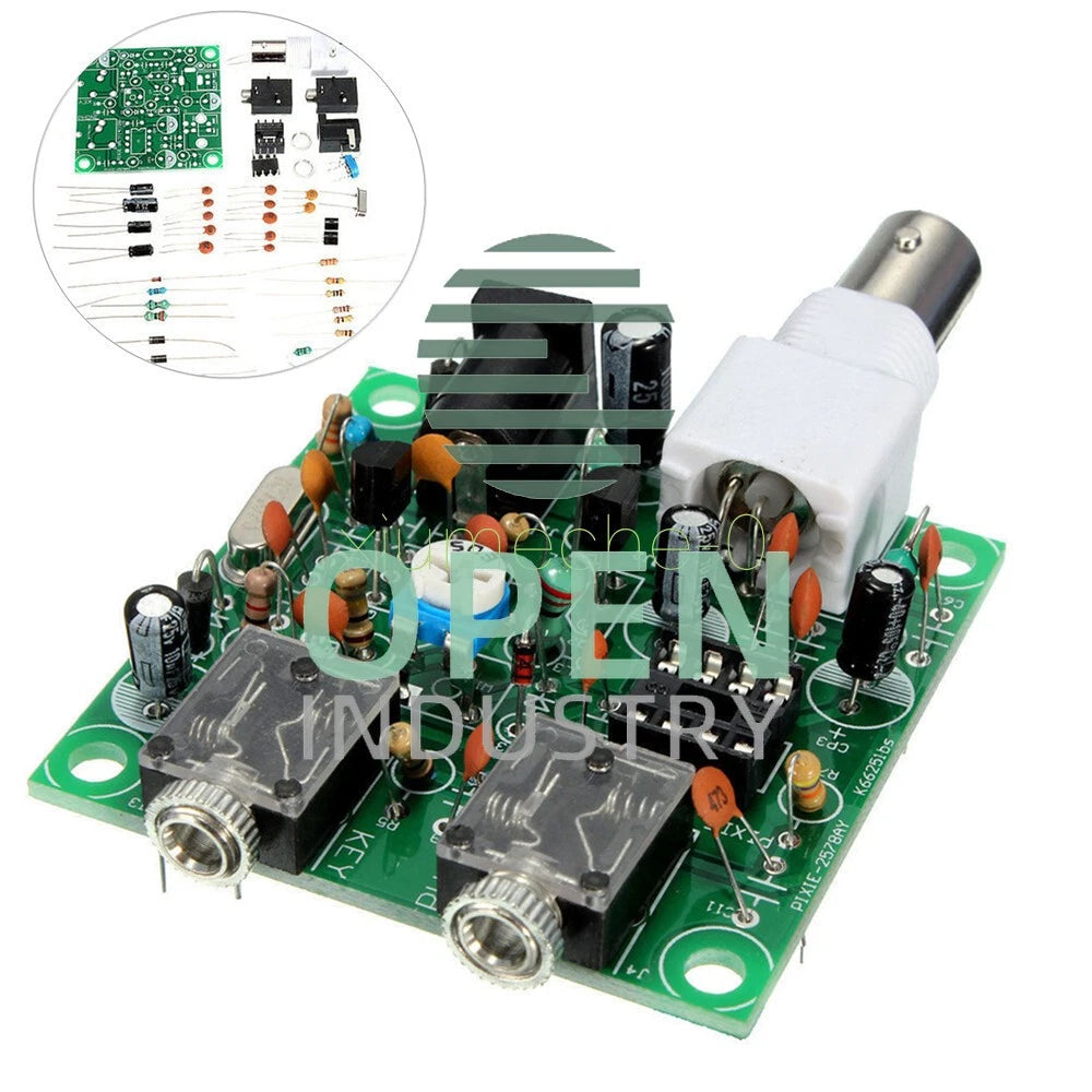 DIY Kit 7.023-7.026MHz RADIO 40M CW Shortwave Transmitter QRP Pixie Kit Receiver