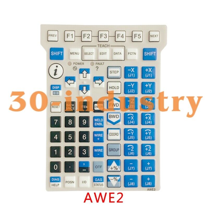 Membrane Keypad for Fanuc A05B-2255-C100#EGN AWE2 Teach Pendant - FANUC
