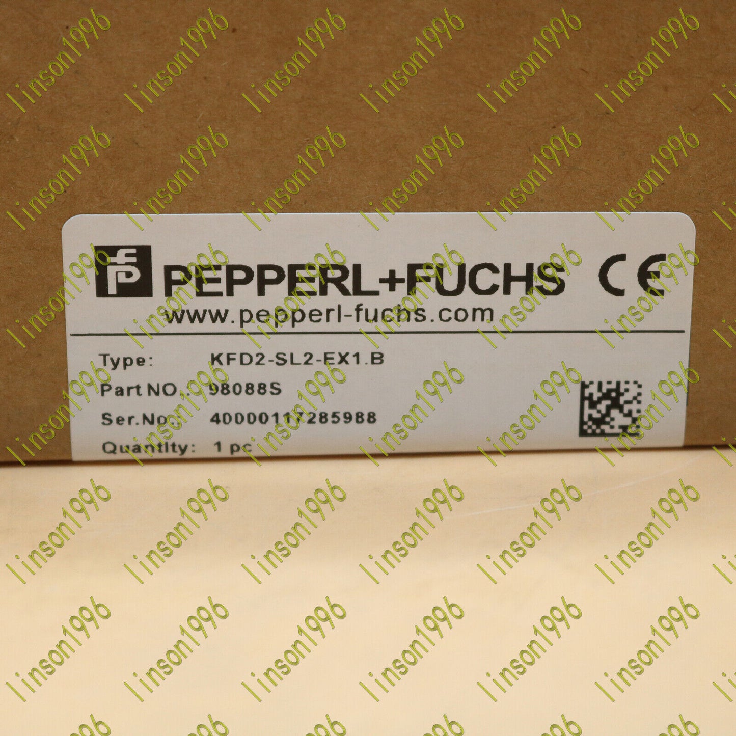 Pepperl+Fuchs KFD2-SL2-EX1.B Safety Barrier Spot Sticker - PEPPERL+FUCHS
