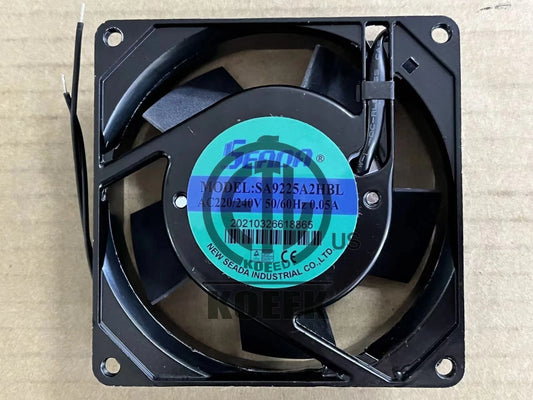 1 PCS SEADA Axial flow Fan SA9225A2 HBL AC 220V 9225 9CM 2 wire