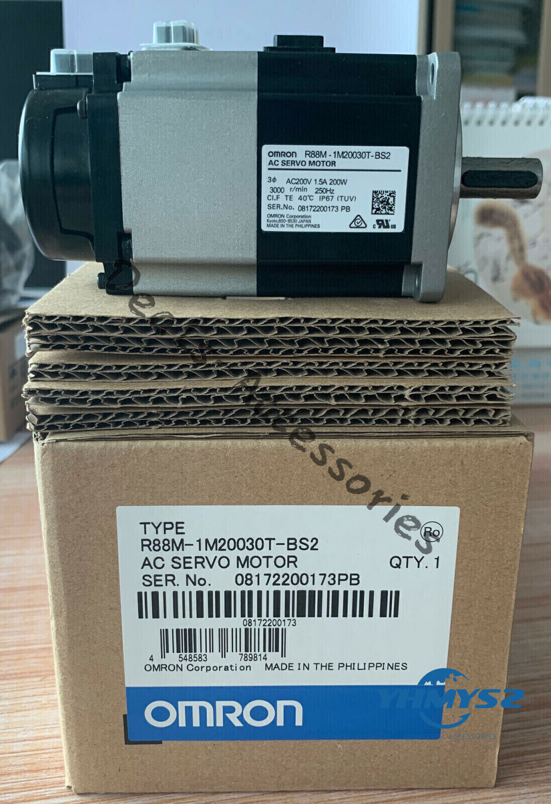 Omron R88M-1M20030T-BS2 Servo Motor 1PCS - OMRON