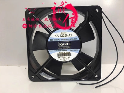 KAKU KA1225HA2 AC220V-240V 0.10A/0.09A 120*120*25MM Aluminum Frame Cooling Fan