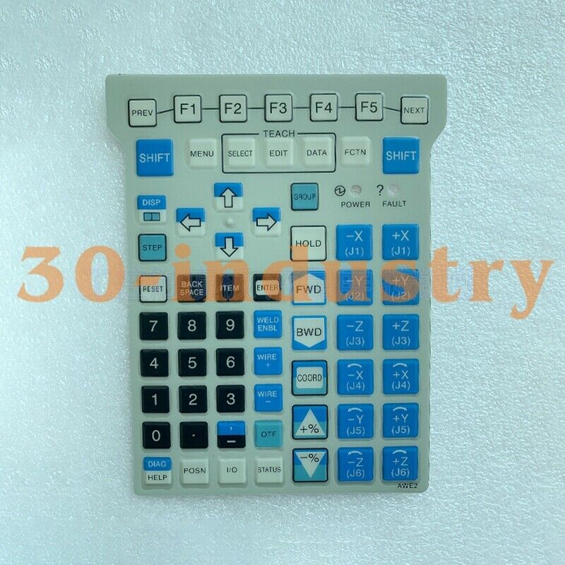 Membrane Keypad for FANUC A05B-2518-C202#EAW AWE2 Teach Pendant - FANUC