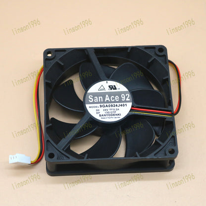 1pcs Sanyo 9GA0924J401 24V 0.2A Inverter Fan Cooling System FAST SHIP - SANYO