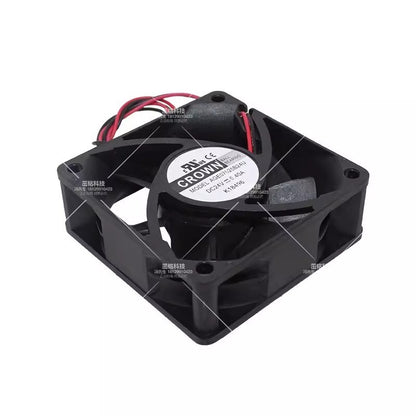 CROWN AGE07025B24U 7025 DC24V 0.40A 7CM 2-Wire Inverter Cooling Fan