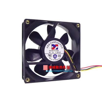 ARX CeraD yan FAN FD1280-A1253E 8025 12V 0.55A 8CM Chassis Fan