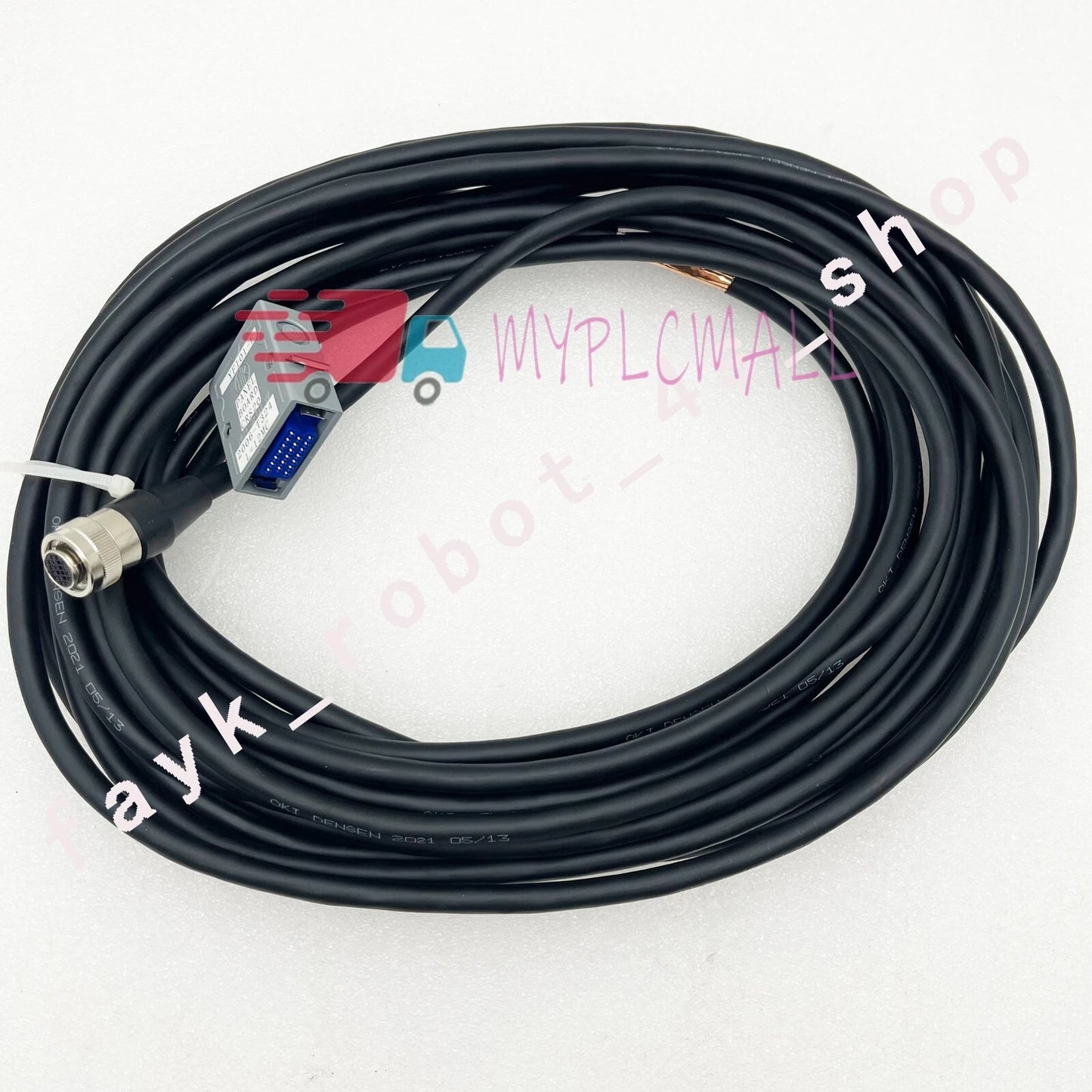 12M Cable/plug For FANUC A05B-2518-C200 Robot controller teach pendant connector