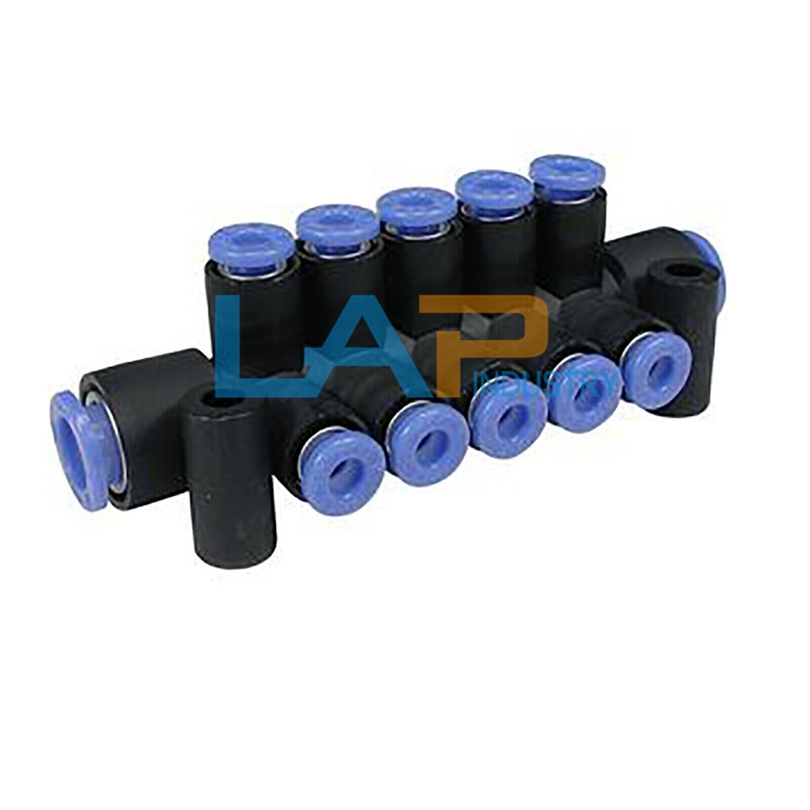 SMC KM11-06-10-6 PBT Push-To-Connect Tubing Manifold - 6mm OD - SMC