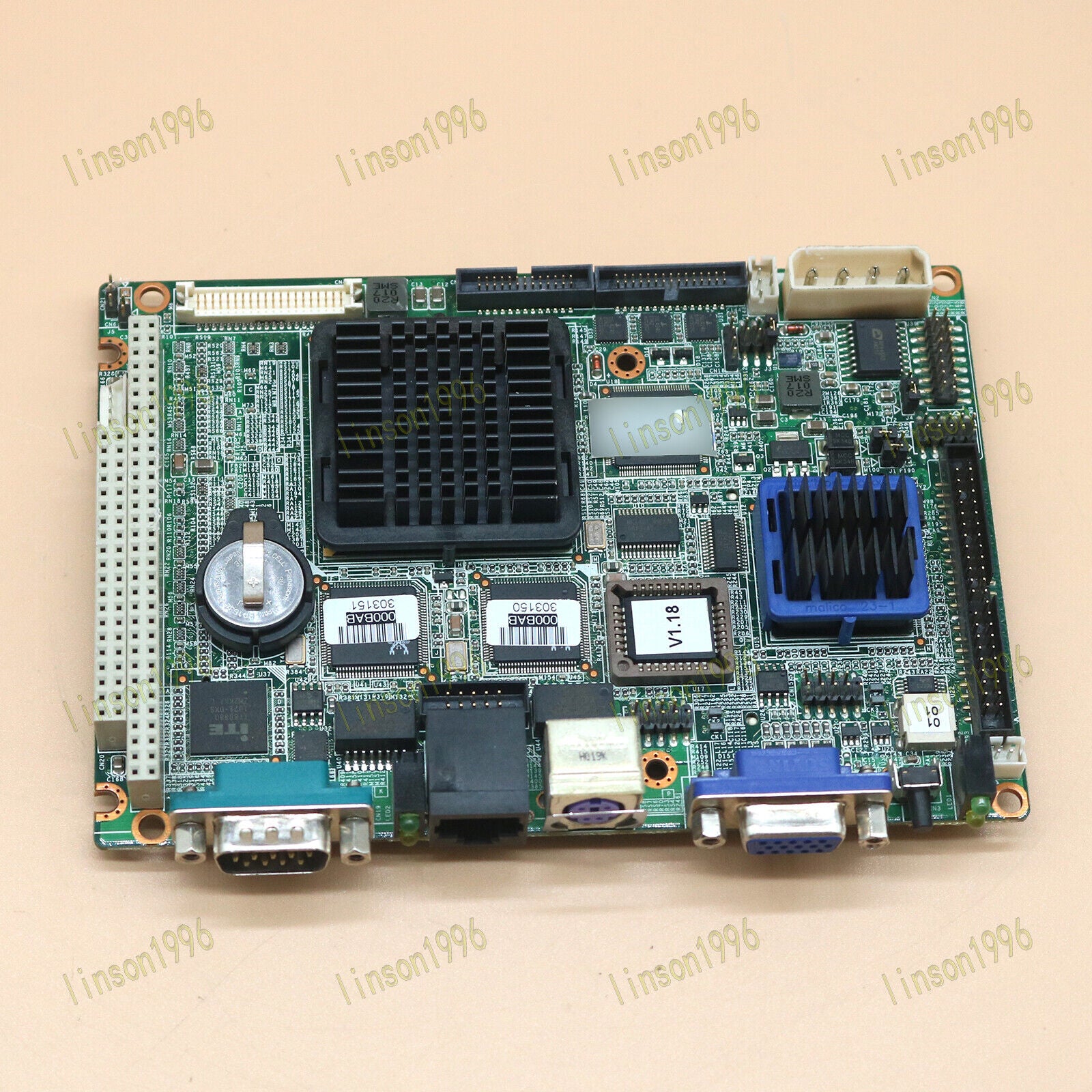 used 1PC  Advantech PCM-9375 REV:A1 PCM-9375F Industrial Motherboard ship koeed