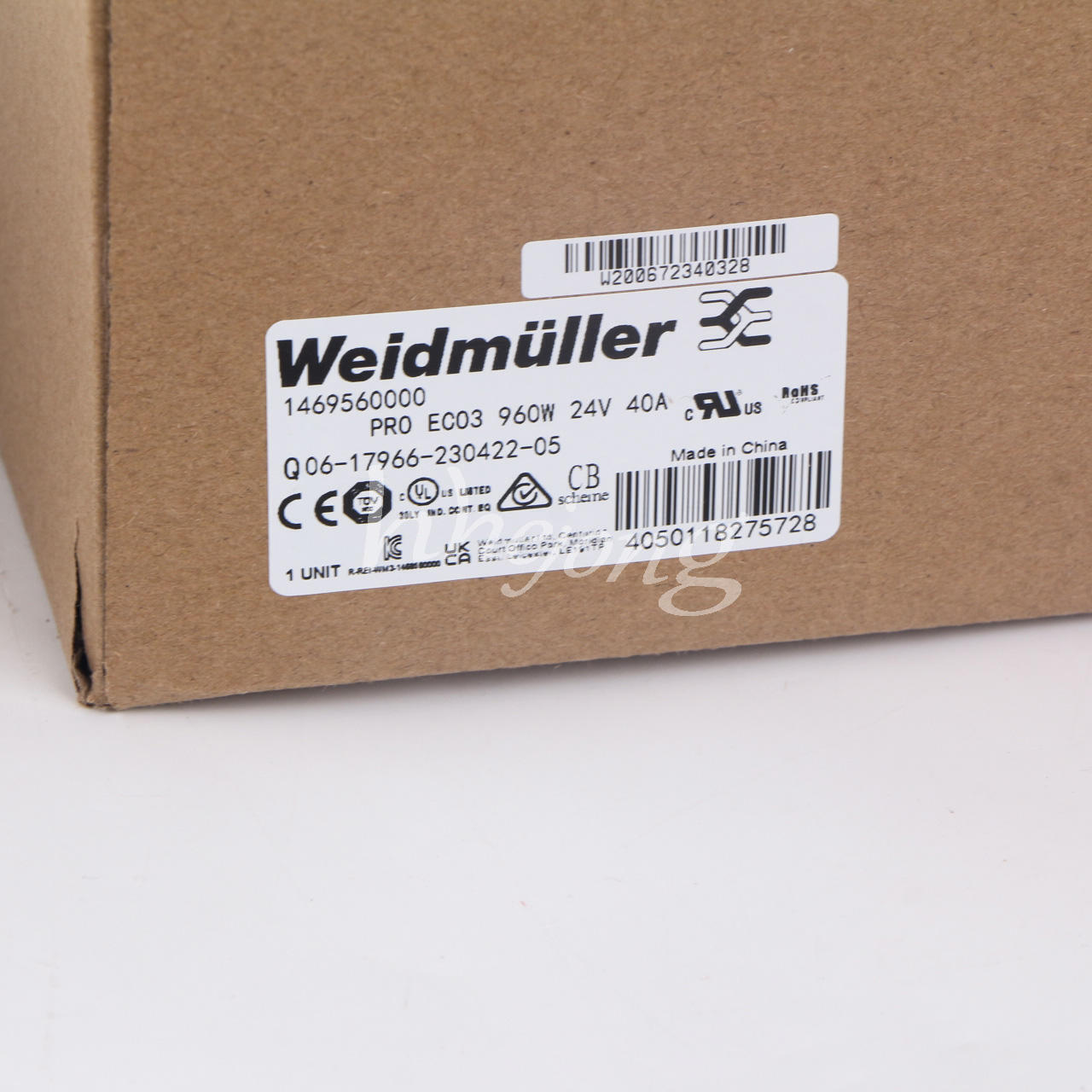 new Weidmüller Power Supply 1469560000 PRO ECO3 960W 24V 40A - WEIDMÜLLER