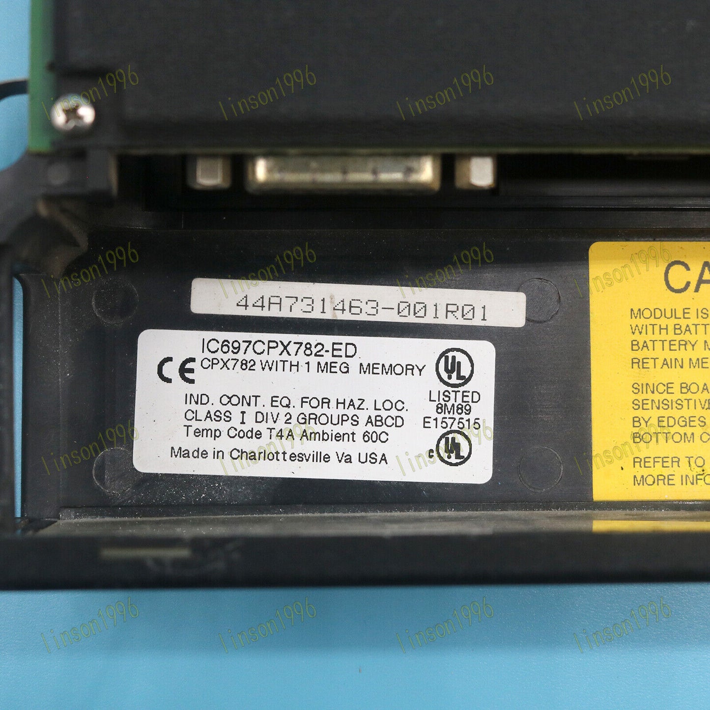 Used GE FANUC IC697CPX782-ED CPU Module Tested Good - GE FANUC