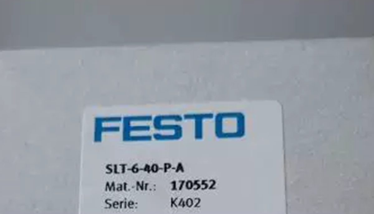 New FESTO SLT-6-40-P-A 170522 Sliding Table Cylinder - FESTO