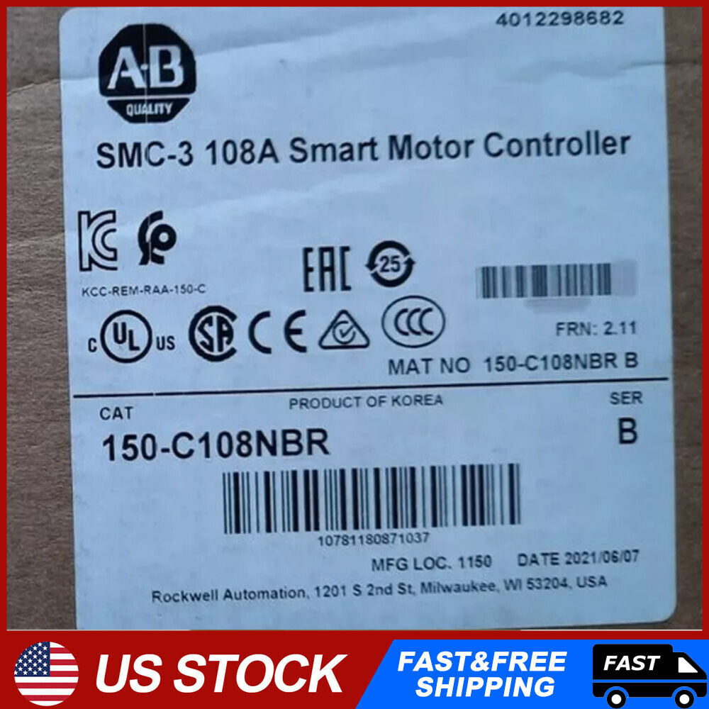 New Allen Bradley 150C108NBR Motor Controller - ALLEN BRADLEY