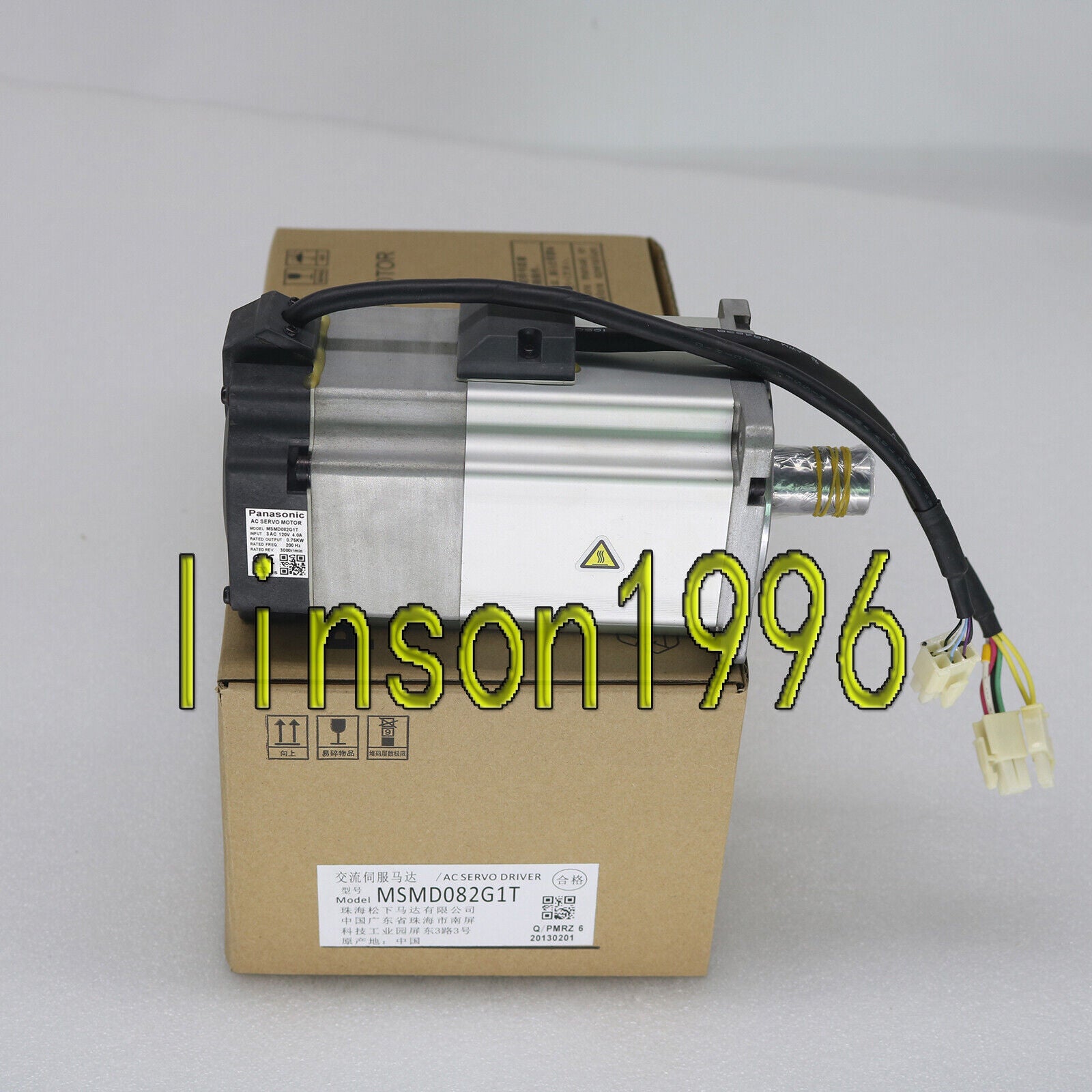 Panasonic AC Servo Motor MSMD082G1T One Year - PANASONIC