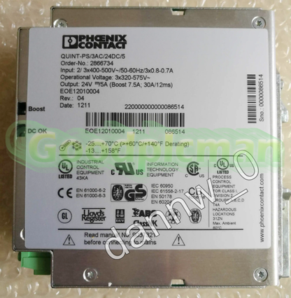 1PC Phoenix Contact QUINT-PS/3AC/24DC/5 2866734 power supply
