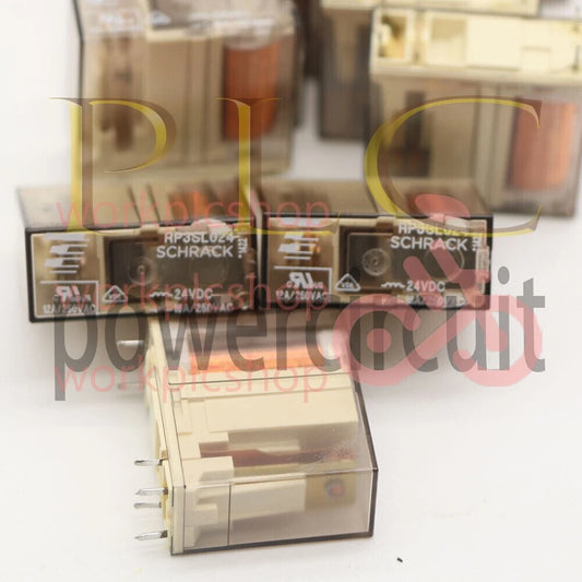 (10PCS) SCHRACK RP3SL024 24VDC Power Relay 6Pins