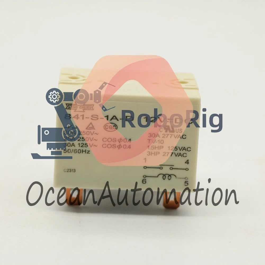 1PCS Song Chuan 841-S-1A-D 12VDC Power Relay 30A 250V 4 Pins