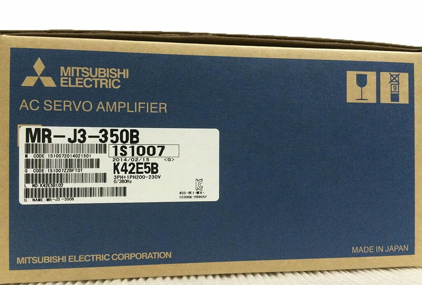 Mitsubishi MR-J3-350B Server Driver Fast Ship - MITSUBISHI