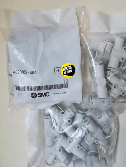 1Bag/10pcs SMC AS2002F-06A AS2002F06A Fittings Free Ship