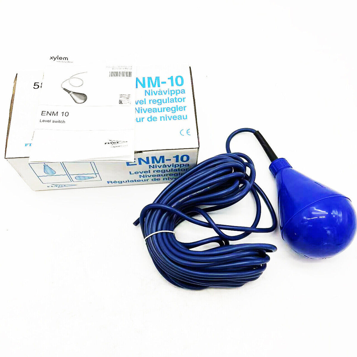 new FLYGT ENM-10 Blue Bulb Type Water Level Controller Float Level ...