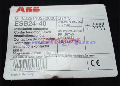 ABB Contactors ESB24-40 24V 110V 230V Fast delivery