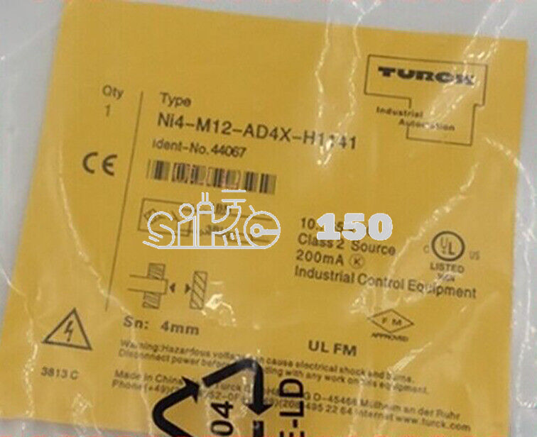 ONE Proximity Switch for Turck Inductive Sensor NI4-M12-AD4X-H1141 - TURCK