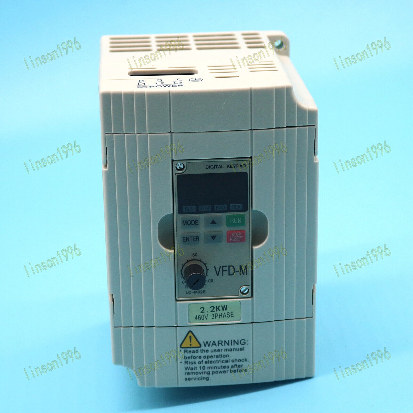 Delta Inverter VFD022M43B 380V 2.2KW 3-Phase Inverter with Tested Good Condition - DELTA