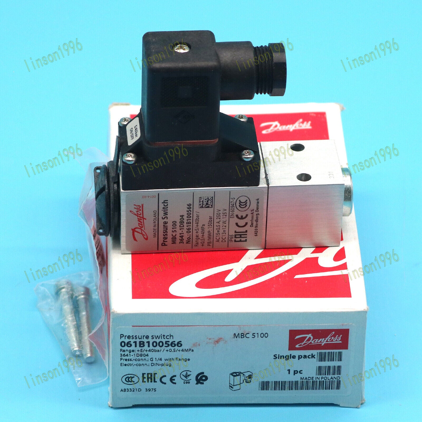 new Danfoss MBC5100 061B100566  pressure switch In Box Fast Delivery Danfoss