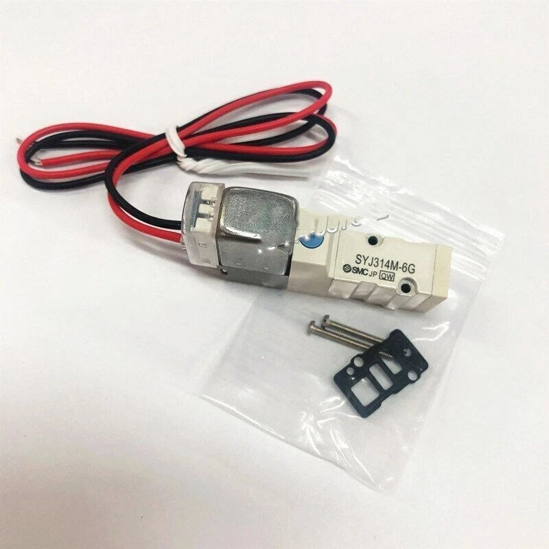 1Pcs For SMC guide air solenoid valve SYJ314M-6G Free delivery#u
