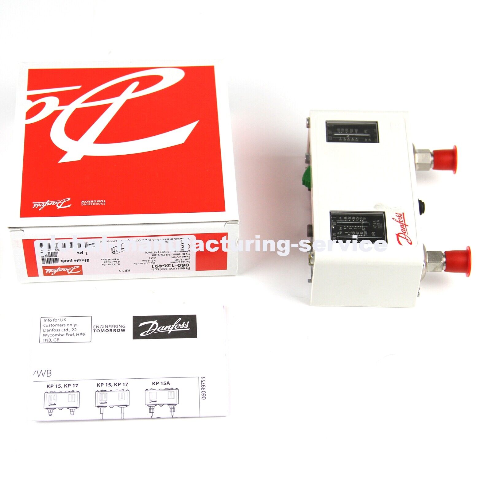 new Danfoss KP15 060-126491 Pressure Switch Danfoss