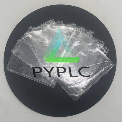 10PCS Soft Clear Plastic Card Sleeves Protectors for ID Cards
