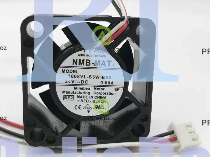 1pcs NMB Fan 1608VL-S5W-B69 A90L-0001-0575#B DC 24V 0.09A 4020 4CM 3 Pin